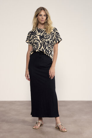 Tramontana Top Safari Bloom  PrintBlack&Pebble