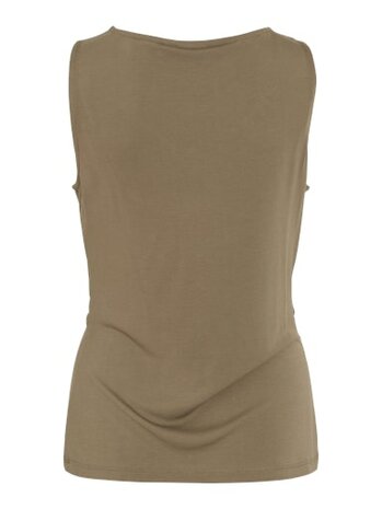 Vila vimodala boat neck s/l top/vol/bfs Cub