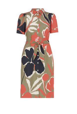 Zoso Philippa sage/coral jurk