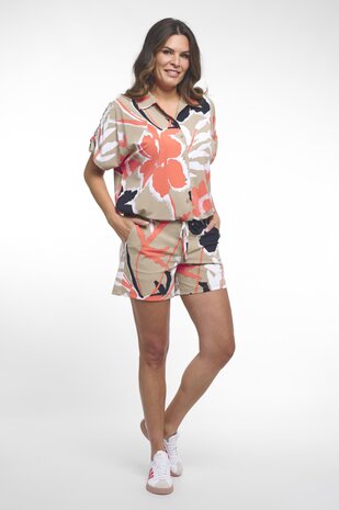 Zoso Georgina sage/coral top