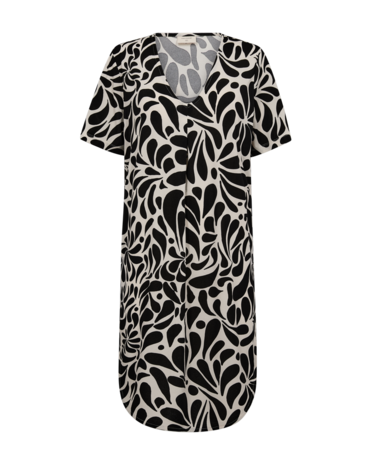 Freequent fqfloi-dress Moonbeam w. Black