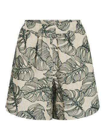 Vila viflura hw shorts/1 Birch ATLANTIC DEEP EMBROIDERY