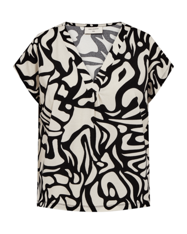 Freequent fqfloi-tee Black w. Moonbeam