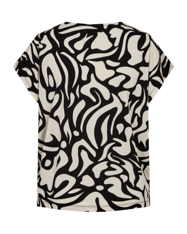 Freequent fqfloi-tee Black w. Moonbeam