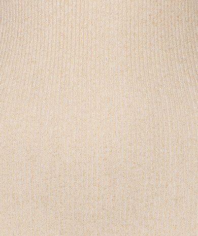 Esqualo Singlet ribbed hook lurex sand