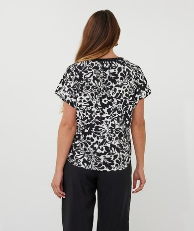 Esqualo Top Golden print