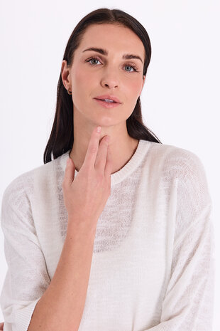 Freequent fqvicki-pullover Brilliant white