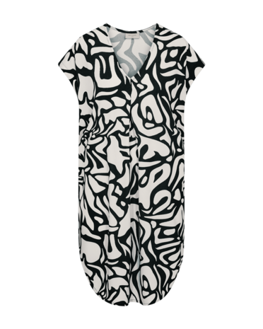 Freequent fqfloi-dress Black w. Moonbeam