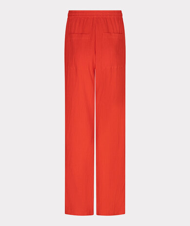 Esqualo Trousers fancy crinkle red