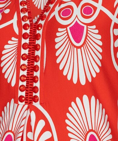 Esqualo Dress slv/lss Heartfelt print