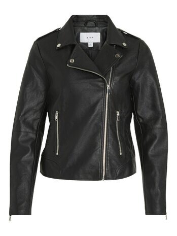 Vila vicara coated jacket - noos Black