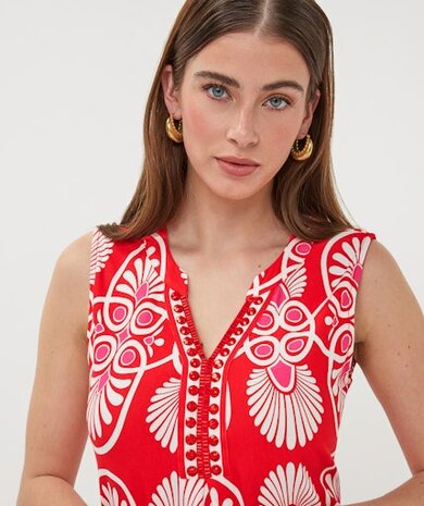Esqualo Dress slv/lss Heartfelt print