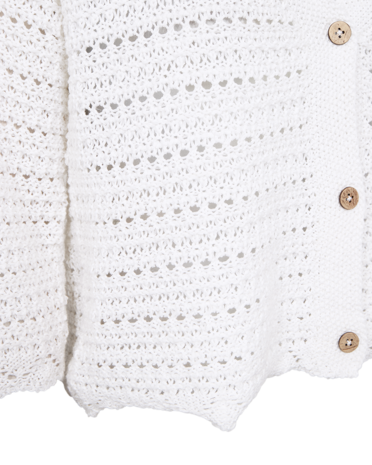 Freequent fqgrscalivi-cardigan Brilliant white