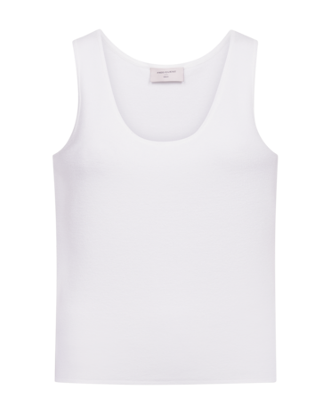 Freequent fqeshelene-top Brilliant white