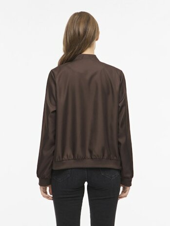 Vila vipapaya l/s bomber jacket - noos Coffee Bean