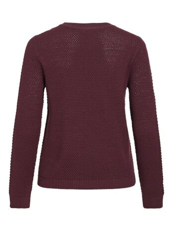 Vila vidalo o-neck l/s knit top- noos Port Royale
