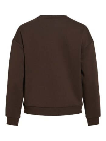 Vila visandy l/s sweat top - noos Coffee Bean