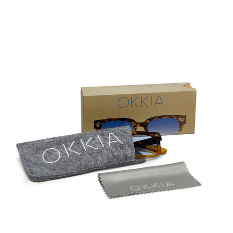 Okkia Giovanni OK012 HY-BL - HAVAVA YELLOW  - Blue Lens