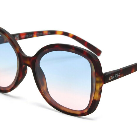 Okkia Anna OK019 CH-BP - CLASSIC HAVANA - Blue Pink Lens