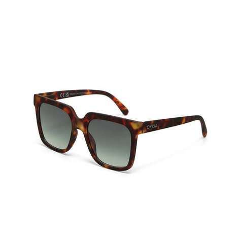 Okkia Roma OK040 CH-GR - CLASSIC HAVANA - Green Lens