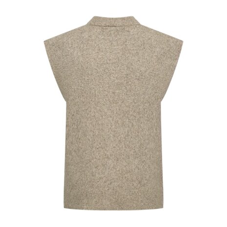 Freequent fqalpa-vest Silver Mink Melange
