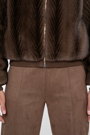 Geisha Jacket fake fur brown 69524-19 brown