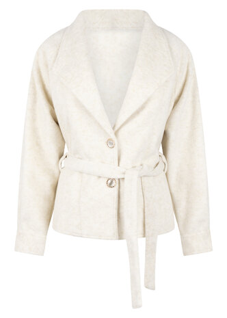 Tramontana Jacket Selffabric Belt Snow