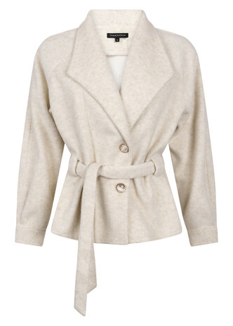 Tramontana Jacket Selffabric Belt Snow