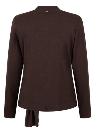 Tramontana Wrap Detailed Top Chocolate