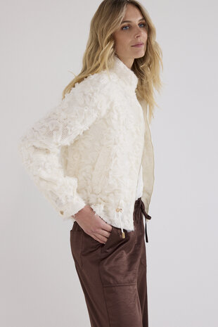 Tramontana Fancy Lace Jacket Snow