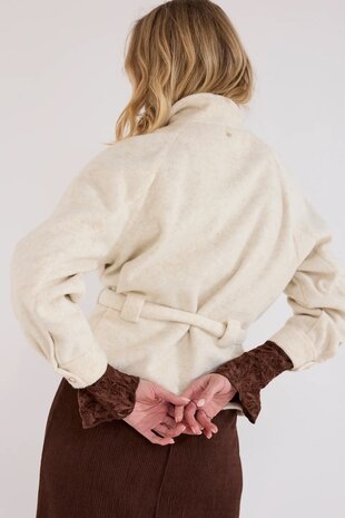 Tramontana Jacket Selffabric Belt Snow