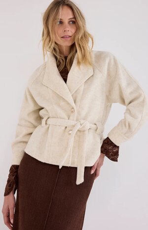 Tramontana Jacket Selffabric Belt Snow