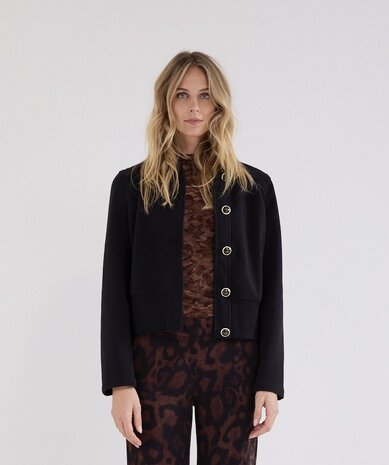 Tramontana Jacket Rib Bottom Black
