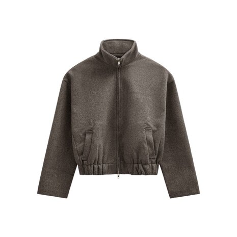 Freequent fqyanna-jacket Morel Melange