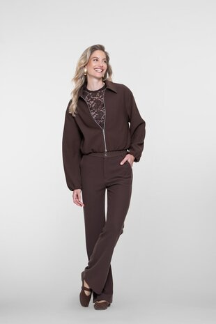 Geisha Pants comfy brown 61587-21 brown