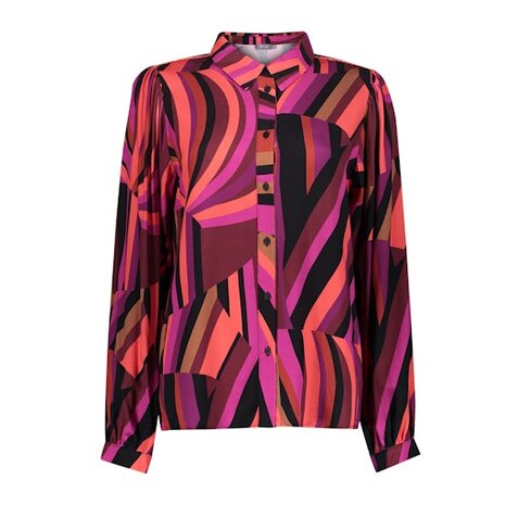 Geisha blouse fuchsia/coral 63643-20 fuchsia/coral