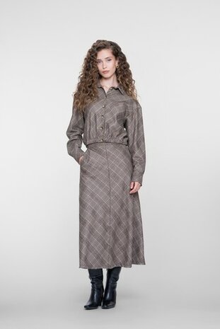 Geisha jacket brown/blue 65619-20 brown/blue