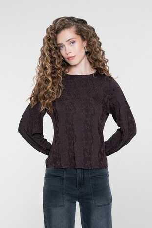 Geisha top brown 62664-20