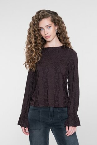 Geisha top brown 62664-20