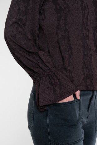 Geisha top brown 62664-20