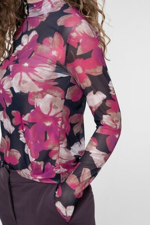 Geisha Top mesh black/sand/pink 62832-14 black/sand/pink