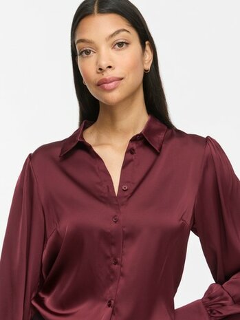 Vila vienna ravenna l/s balloon shirt - noos  port royal