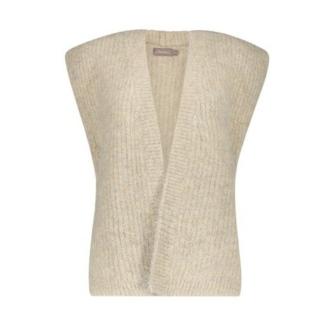 Geisha Gilet knitted  64534-29 Greige