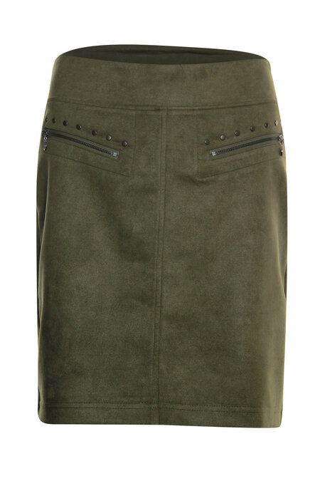 Poools Skirt Zips Olive Night