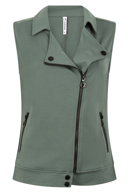 Zoso Gina Sleeveless biker green