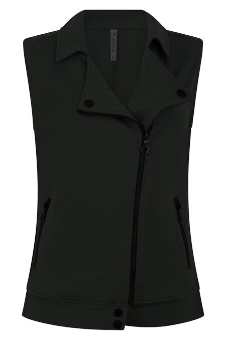 Zoso Gina Sleeveless biker black
