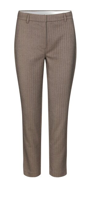 Fiveunits kylie crop 108 brown herringbone