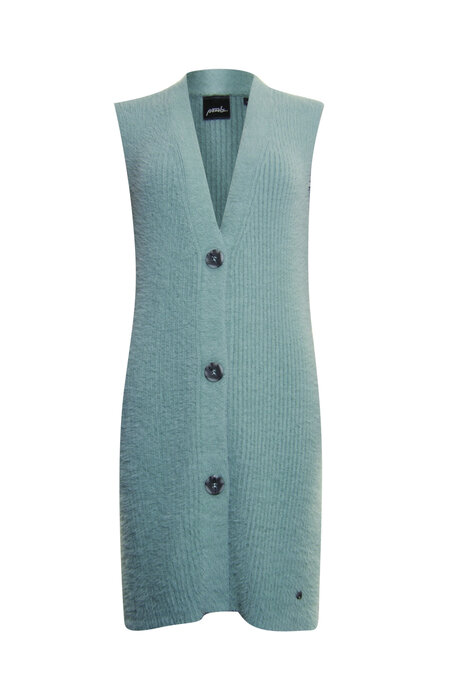 Poools Vest mouwloos groen 233148