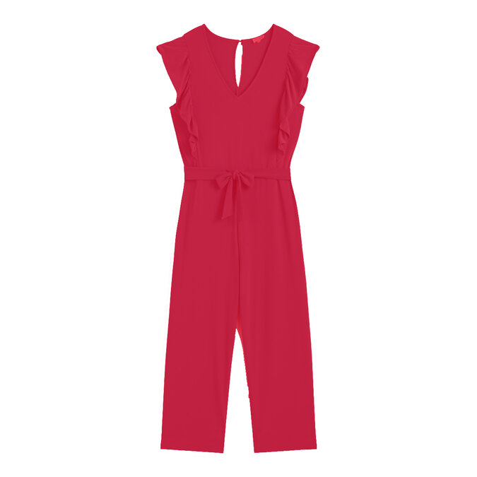Paz Torras Jumpsuit V23333 roja