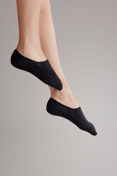 Cada Polyamide Sneakersok (2-pack) Zwart